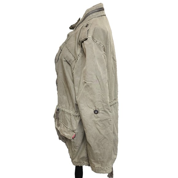 Levi's Utility Jacket Army Green Unisex Size Large - Picture 7 of 11